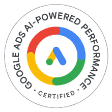 Badge Google Ads AI-Powered Performance Certified